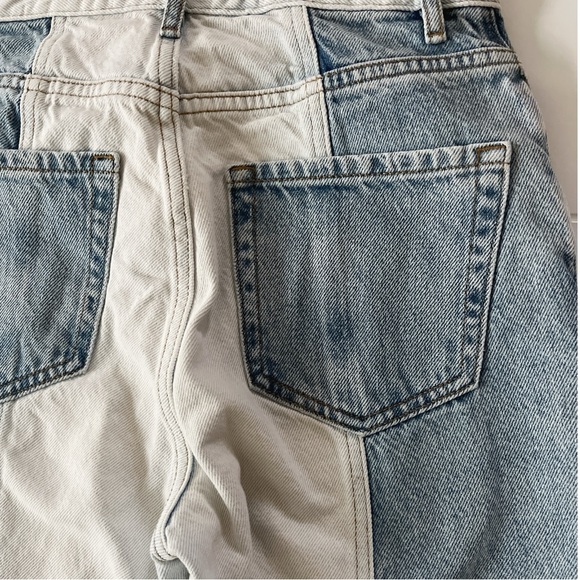 PACSUN Jeans Pants Women’s Size 24 Blue High Rise Straight Leg Button Closure - Picture 14 of 14